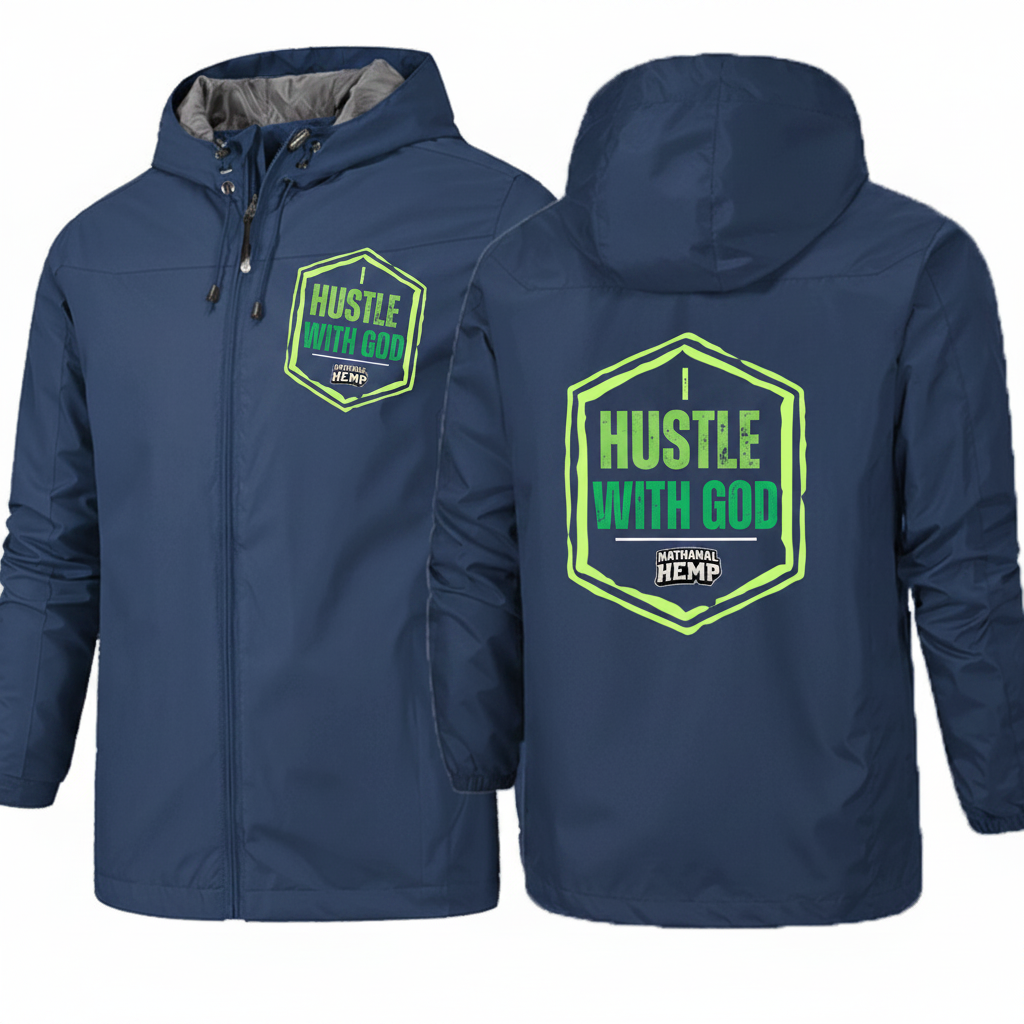 Hustle With God Hooded Jacket