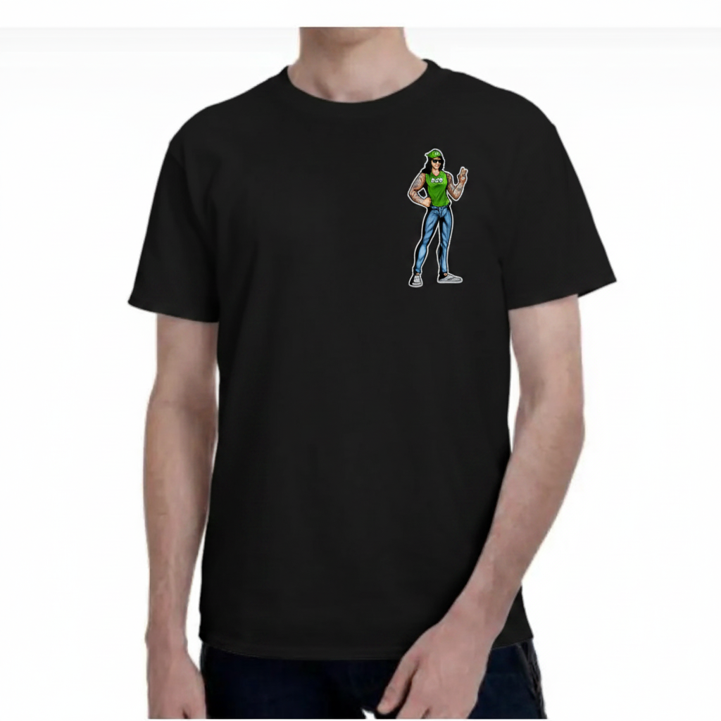 420 Character Minimal Graphic T-Shirt