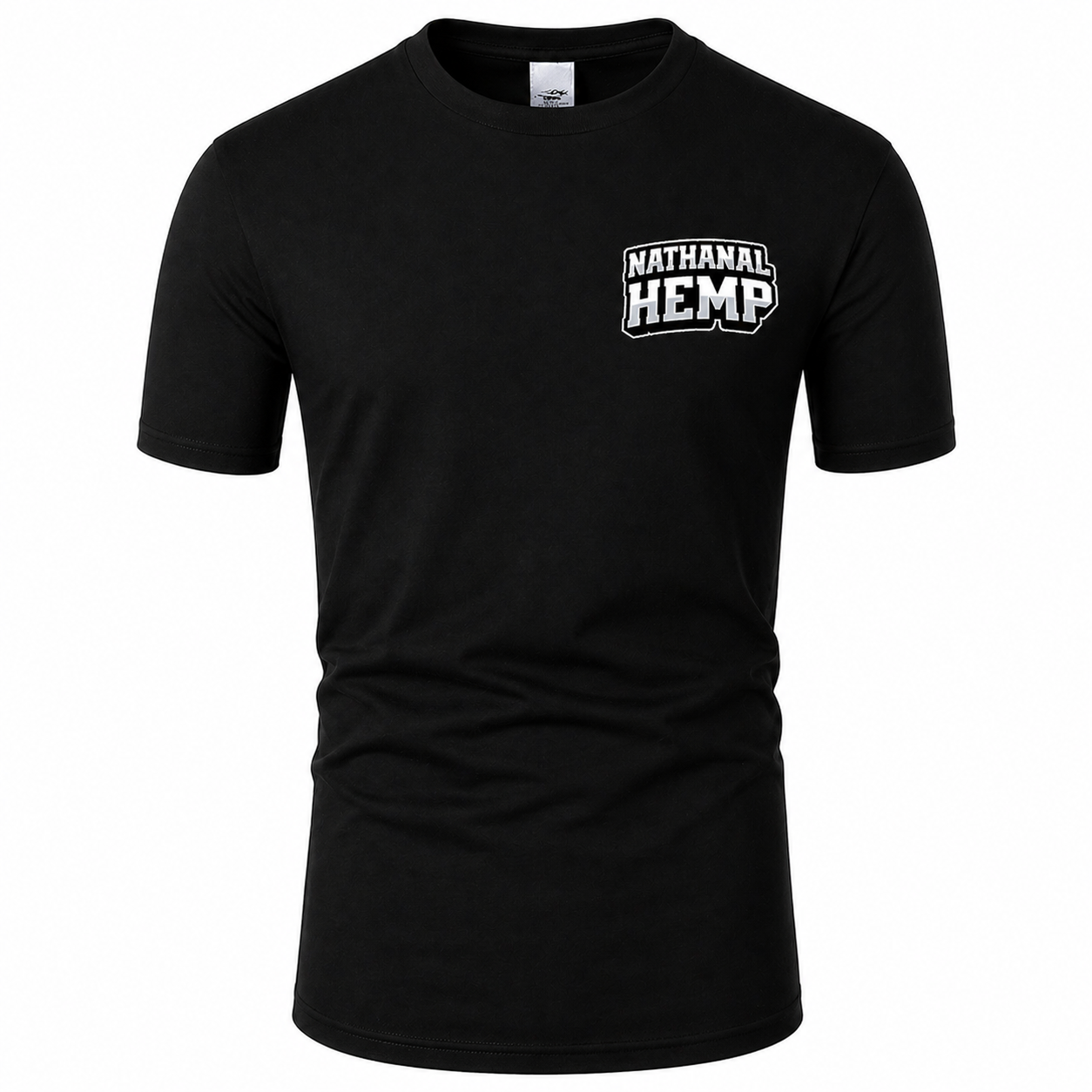 Nathanal Hemp Minimal Logo T-Shirt