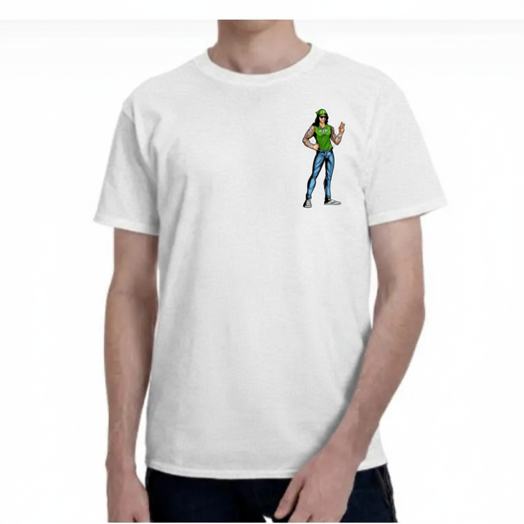420 Character Minimal Graphic T-Shirt