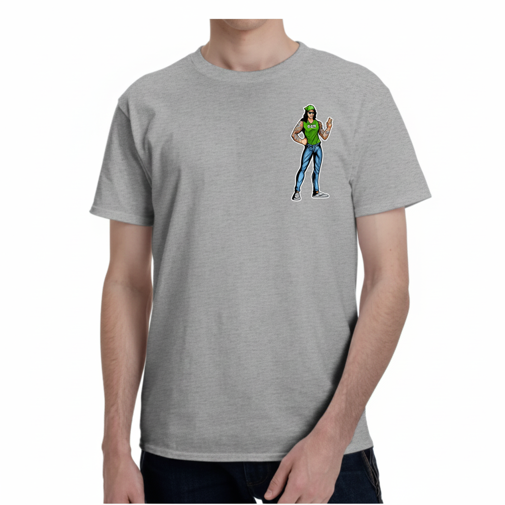 420 Character Minimal Graphic T-Shirt