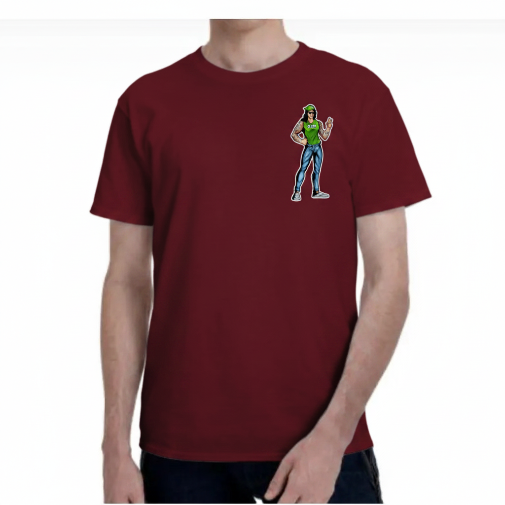 420 Character Minimal Graphic T-Shirt