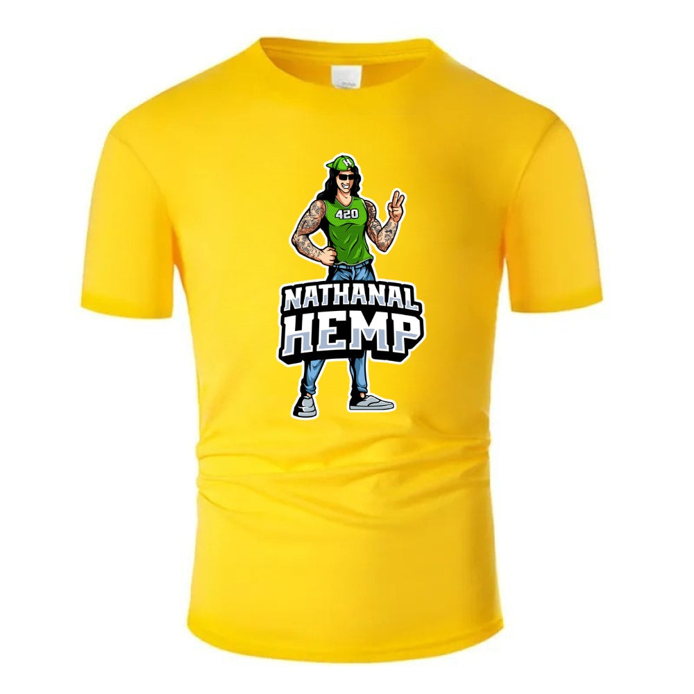Nathanal Hemp 420 Character Graphic T-Shirt