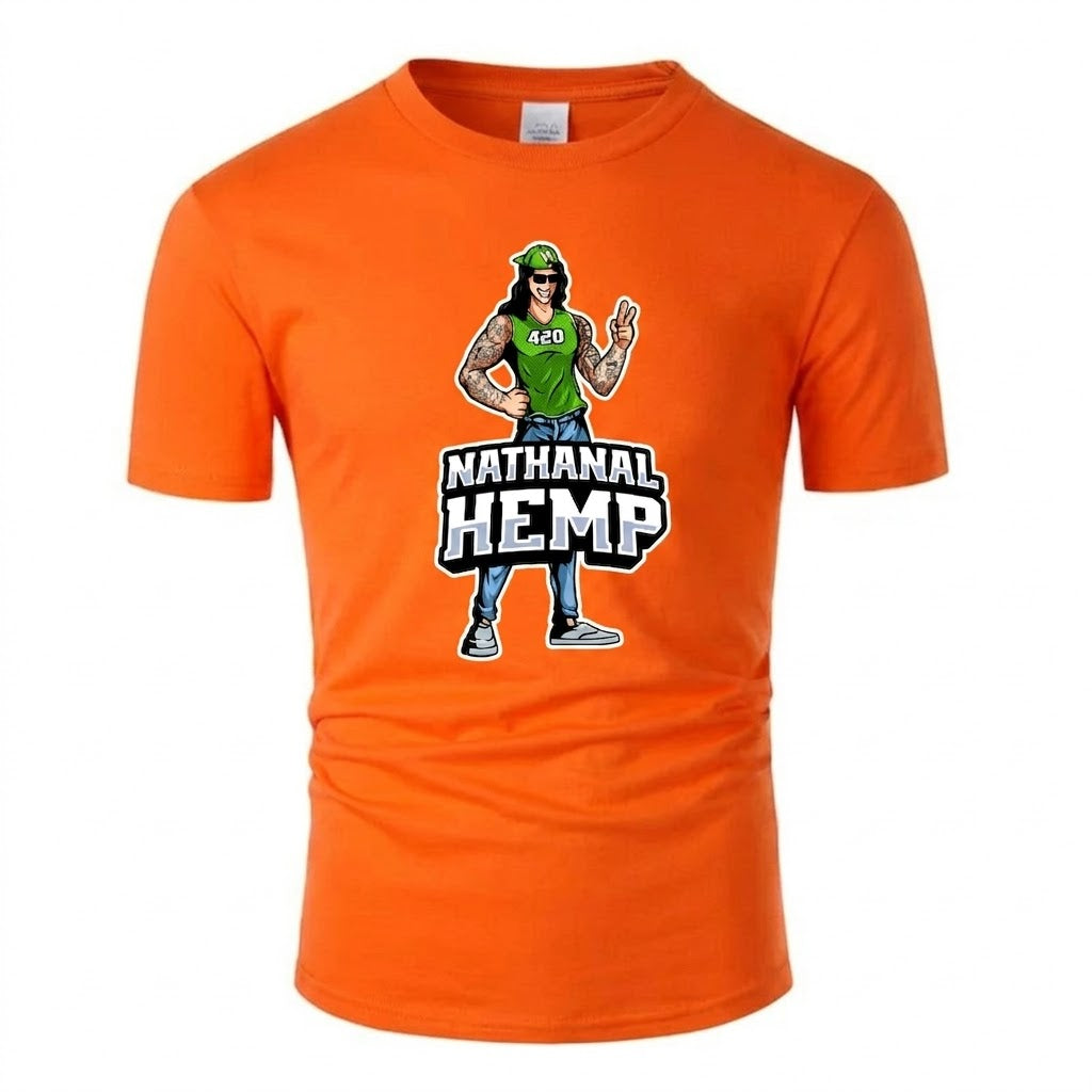 Nathanal Hemp 420 Character Graphic T-Shirt