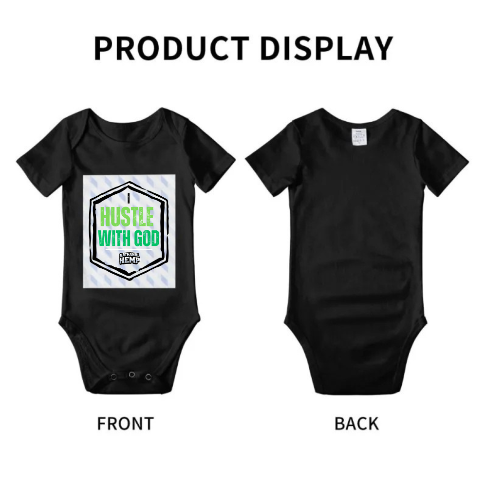 Nathanal Hemp Baby Onesie – Cute Graphic Bodysuit