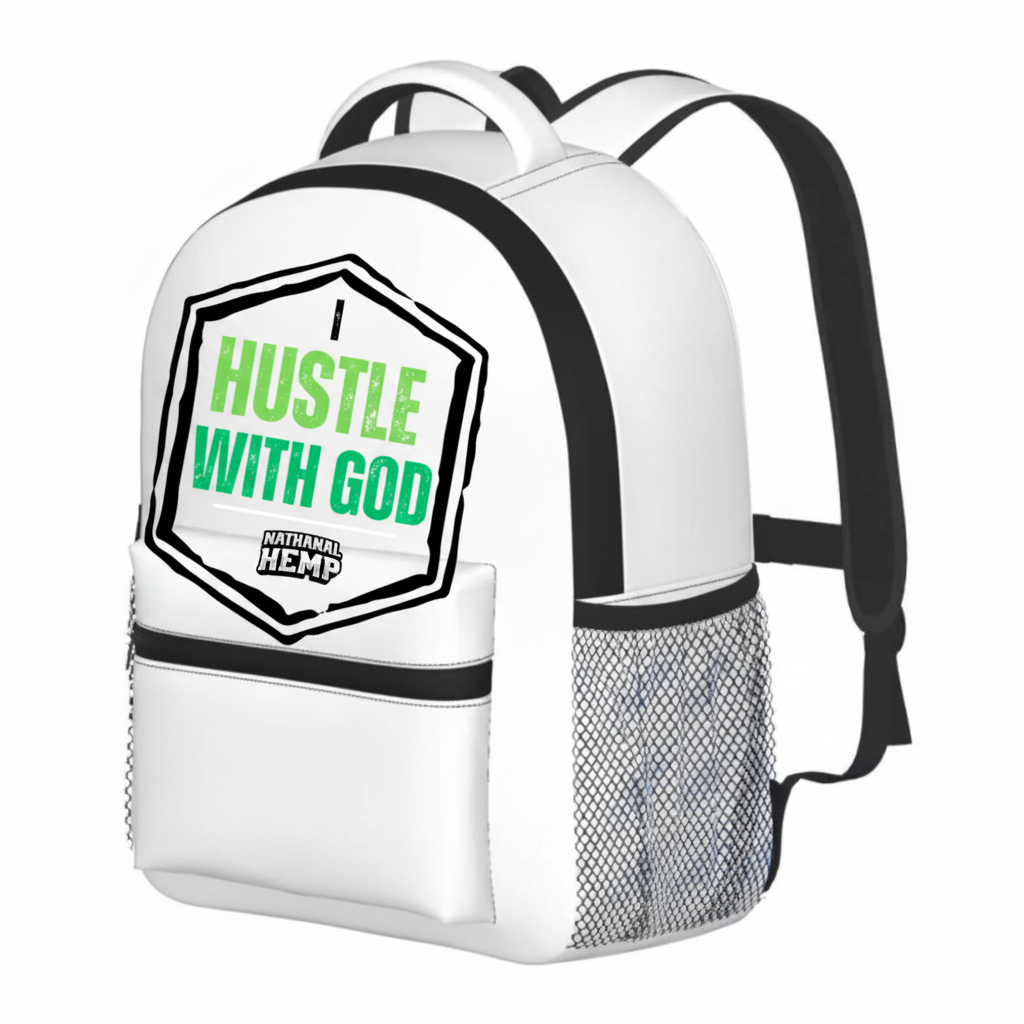 Hustle With God Statement Backpack