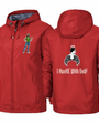 Minimal Angel Hoodie Hustle With God Hooded Jacket