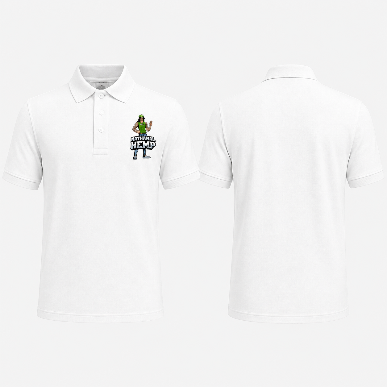Nathanal Hemp Graphic Polo
