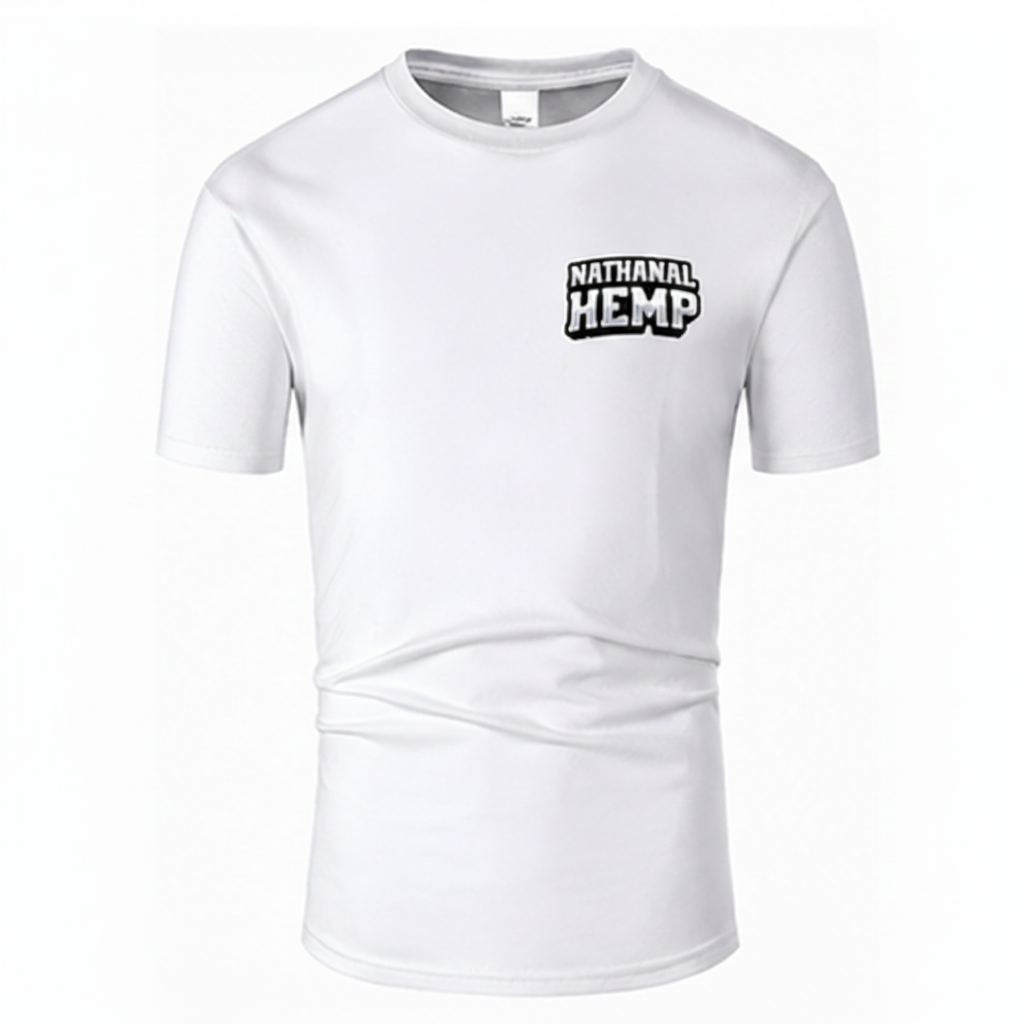 Nathanal Hemp Minimal Logo T-Shirt