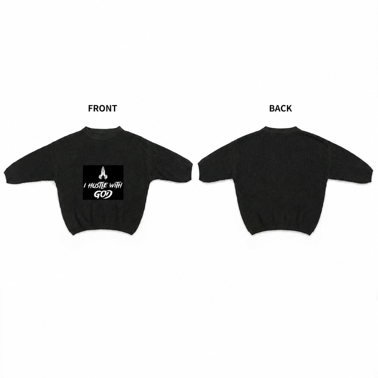 Hustle With God Knit Sweater
