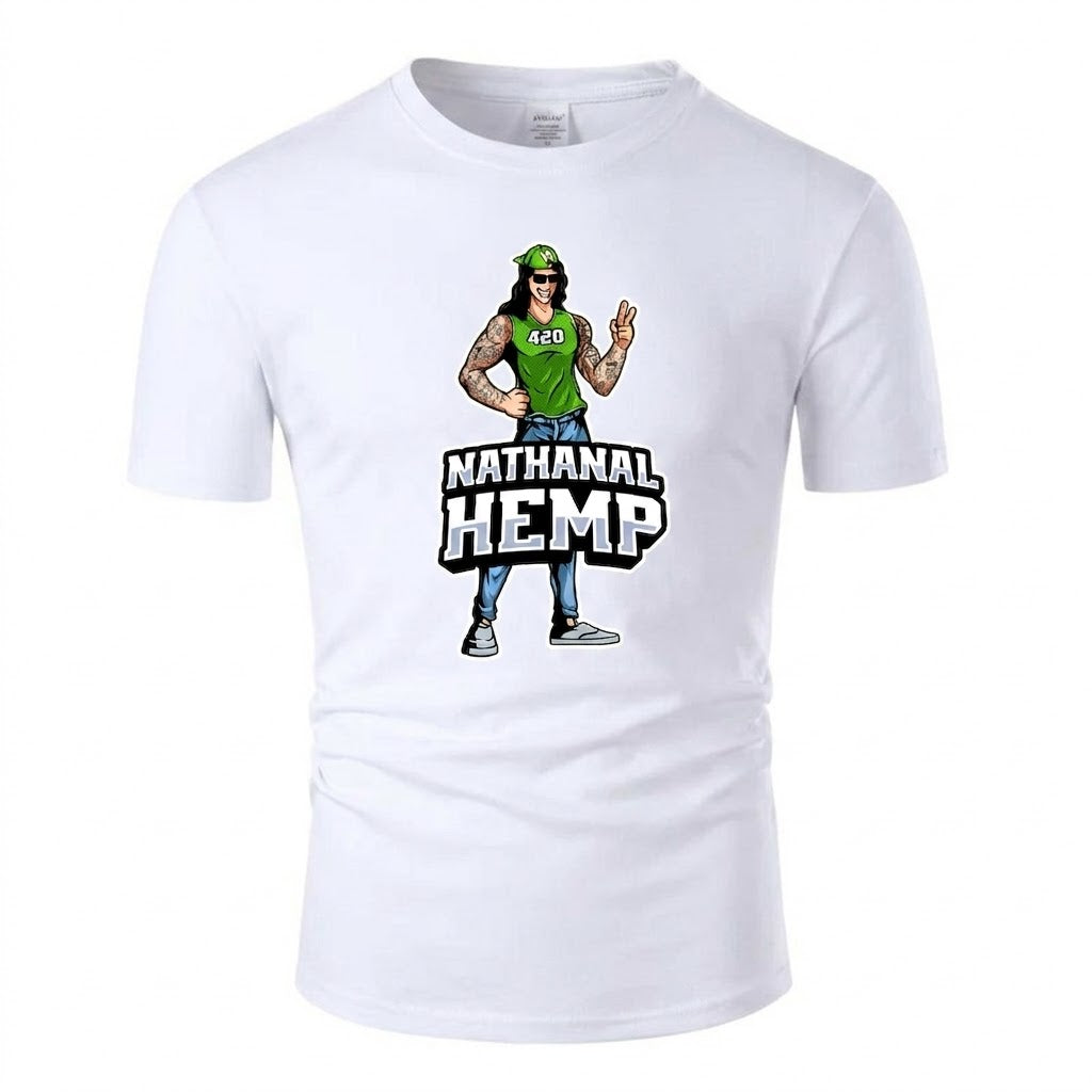Nathanal Hemp 420 Character Graphic T-Shirt