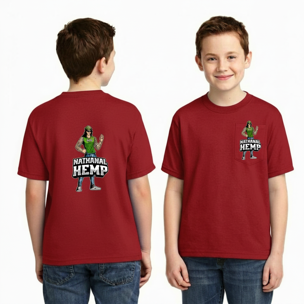 Nathanal Hemp Kids T-Shirt – Front & Back Graphic Tee