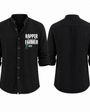 Rapper Turned Farmer Linen Button Casual Shirt