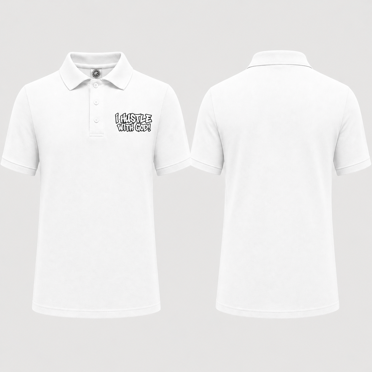 Hustle With God Polo Shirt