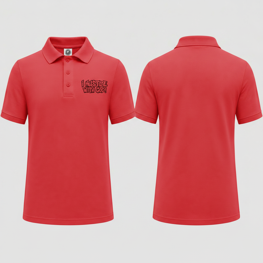 Hustle With God Polo Shirt