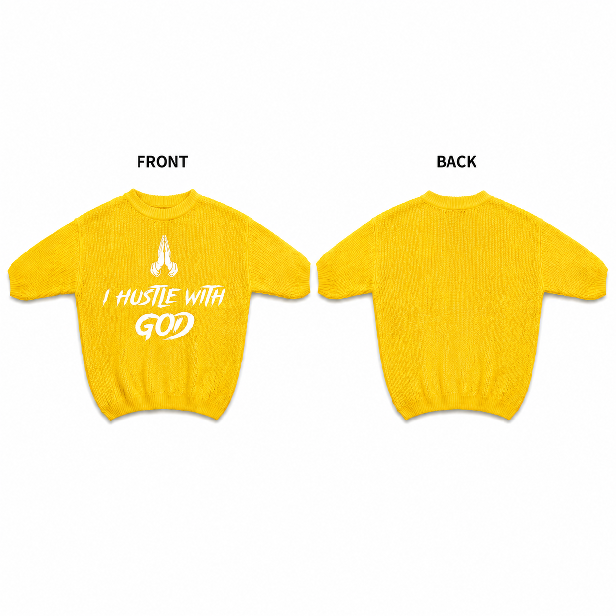 Hustle With God Knit Sweater