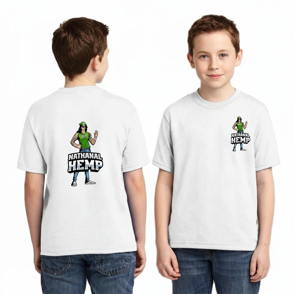Nathanal Hemp Kids T-Shirt – Front & Back Graphic Tee