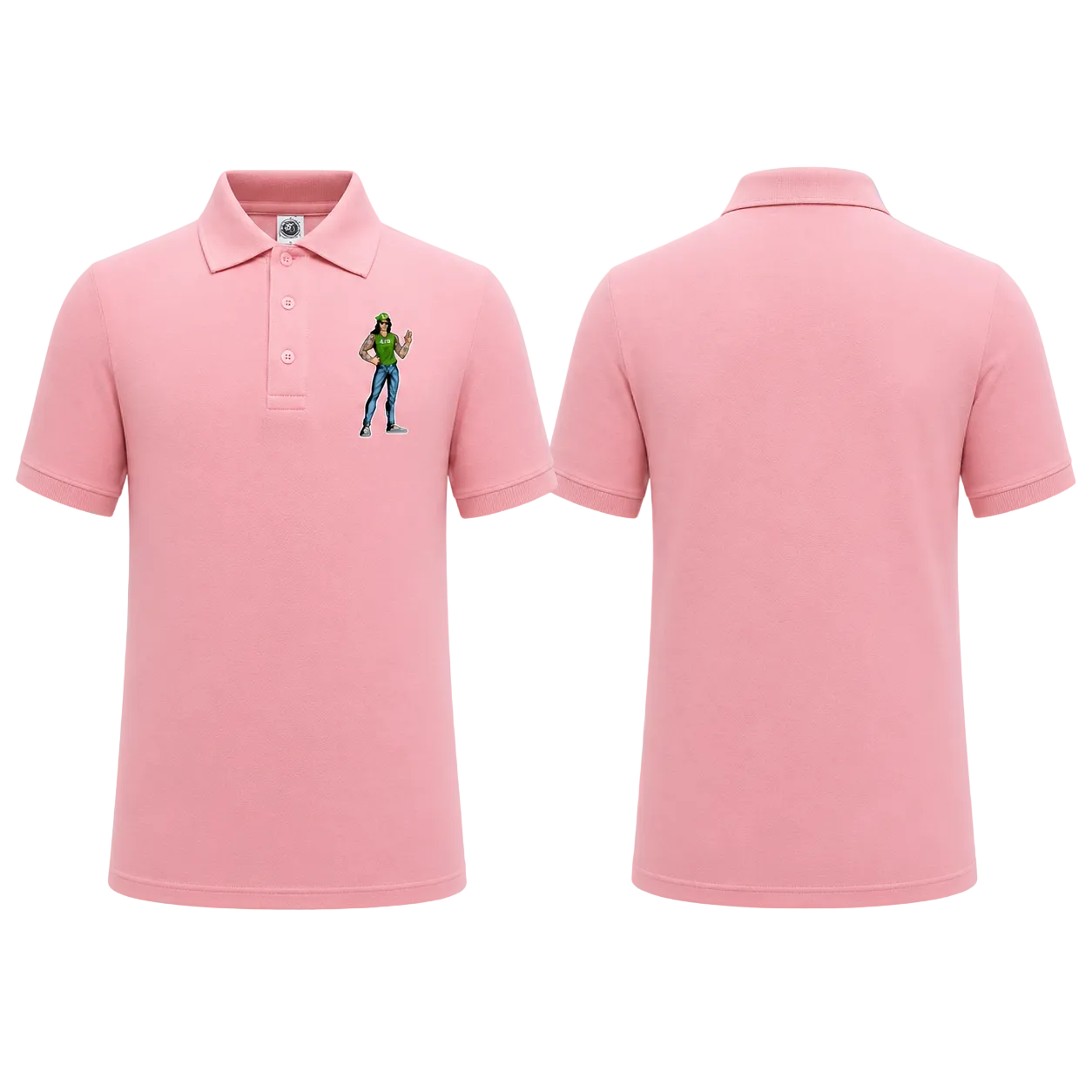 Character Graphic Polo Shirt