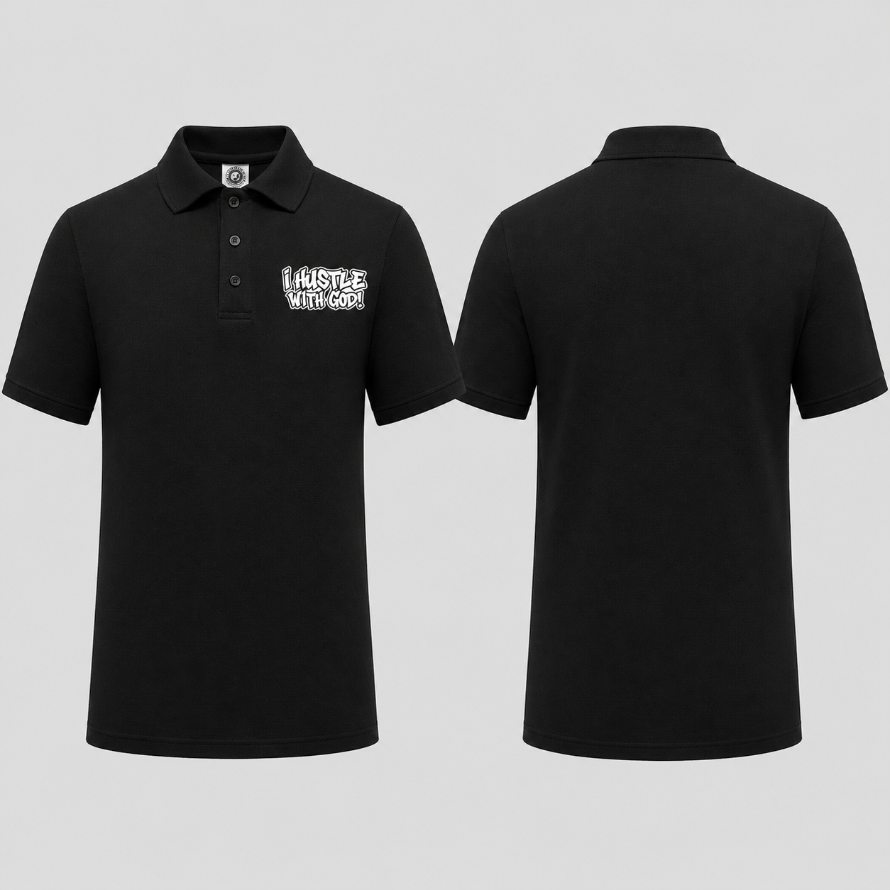 Hustle With God Polo Shirt