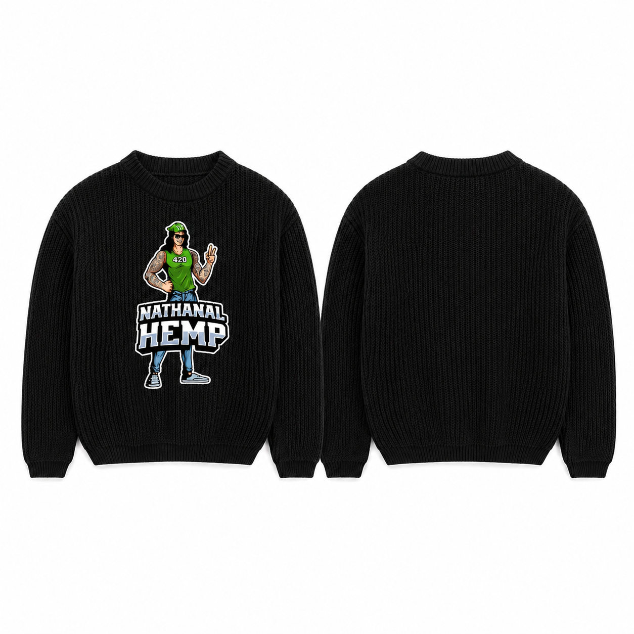 Nathanal Hemp Character Knit Sweater