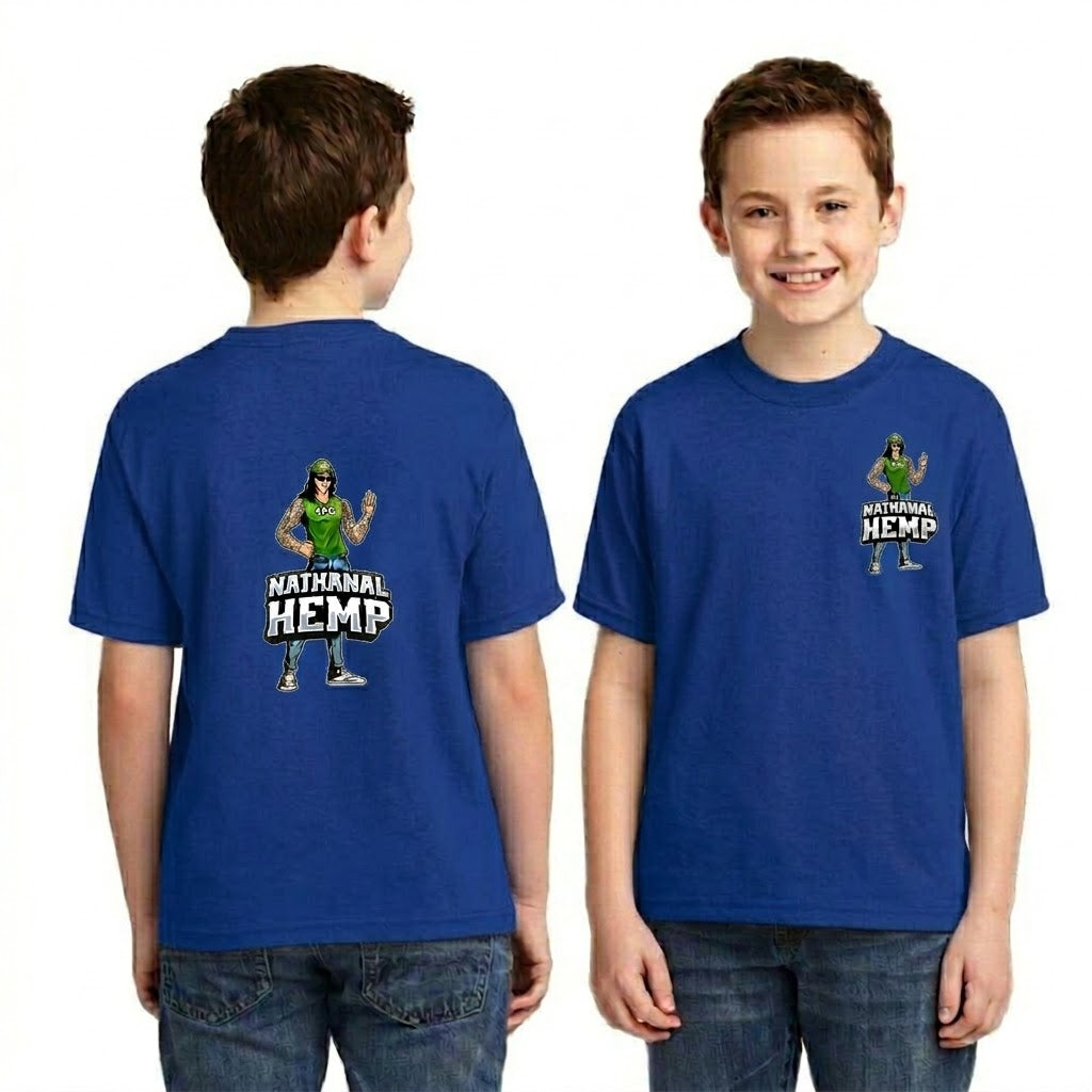 Nathanal Hemp Kids T-Shirt – Front & Back Graphic Tee